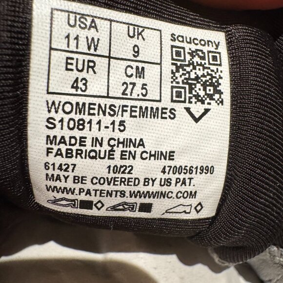 Saucony Guide 16 Women's Running Shoe Fossil/Ether Size 11 - Picture 8 of 9